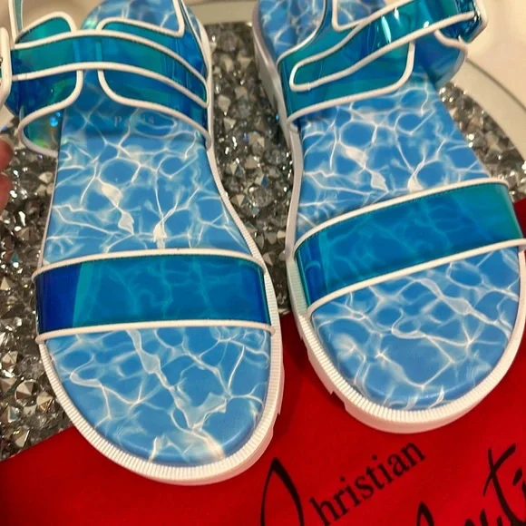 Christian Louboutin duniss flats sandals size 9 nwt